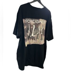 FOREIGNER handmade band custom original oversized t shirt dress ACOUSTIC